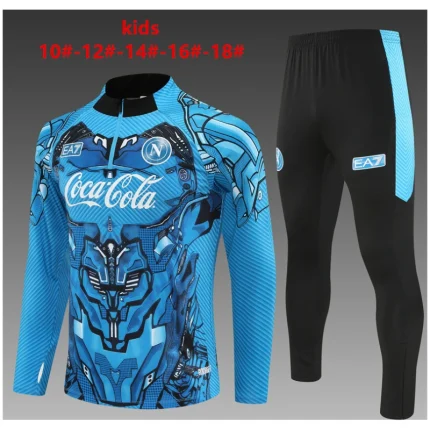 Kids Napoli Training Suit Blue、dark 2025/26-cheap jerseys