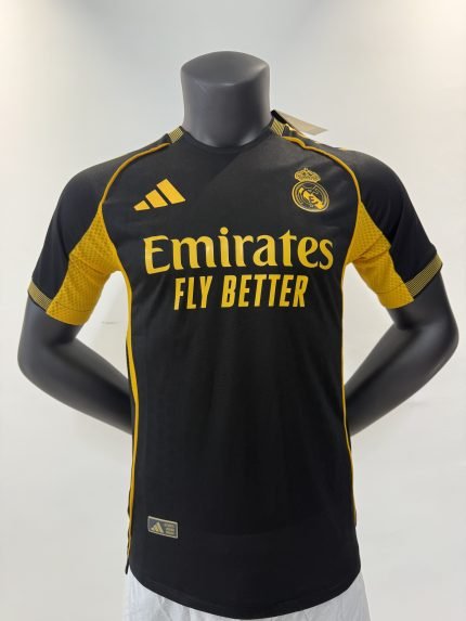 25/26 Real Madrid Black Special Edition Short-Sleeve Jersey