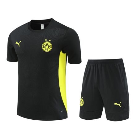 Mens Borussia Dortmund Short Training Suit Black 2024/25