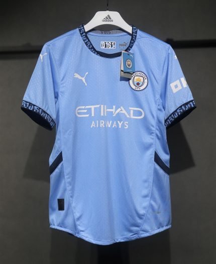 Manchester City 2024-25 Home Player Version Short Sleeve Jersey