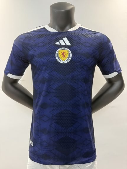 Scotland 2026-27 Home Player Version Short Sleeve Jersey
