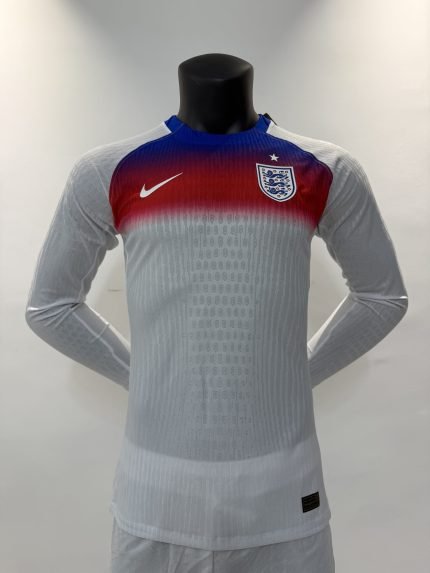 England 2025-26 Home Player Version Long Sleeve Jersey