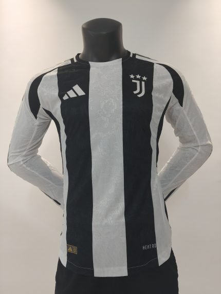 Juventus 24/25 Home Authentic Long-Sleeve Jersey
