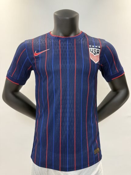 USA 2025-26 Away Authentic Short Sleeve Jersey